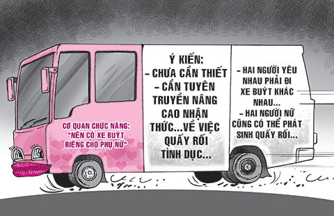 Xe buýt cho phụ nữ: Đề xuất lạ!