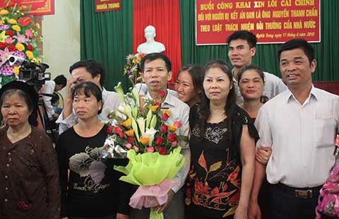Tòa Tối cao xin lỗi ông Nguyễn Thanh Chấn
