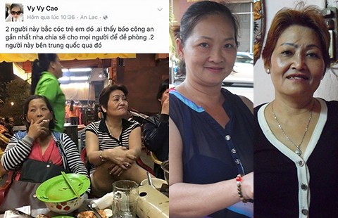 Em dâu tung ảnh chị ‘bắt cóc trẻ em’ lên ‘phây’