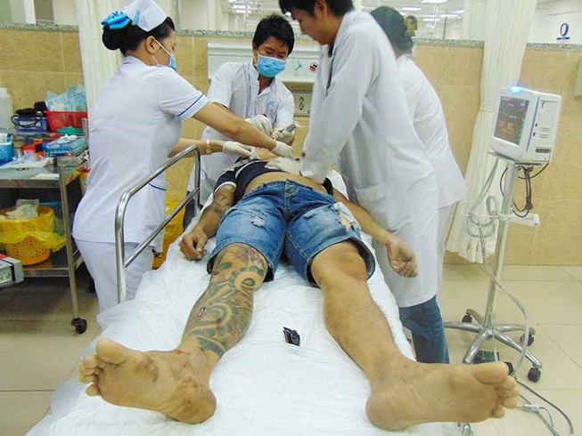 Nạn côn đồ ở phòng cấp cứu