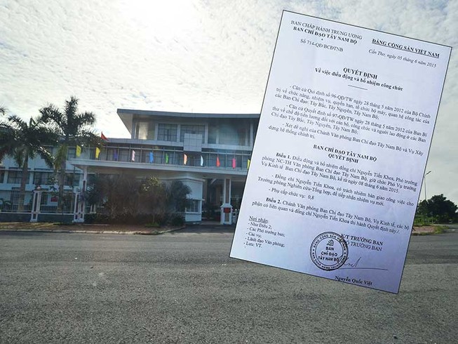 Thêm một vụ phó được bổ nhiệm siêu tốc