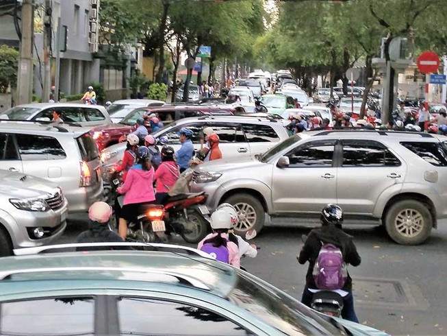 Thành phố có 37 điểm tắc giao thông