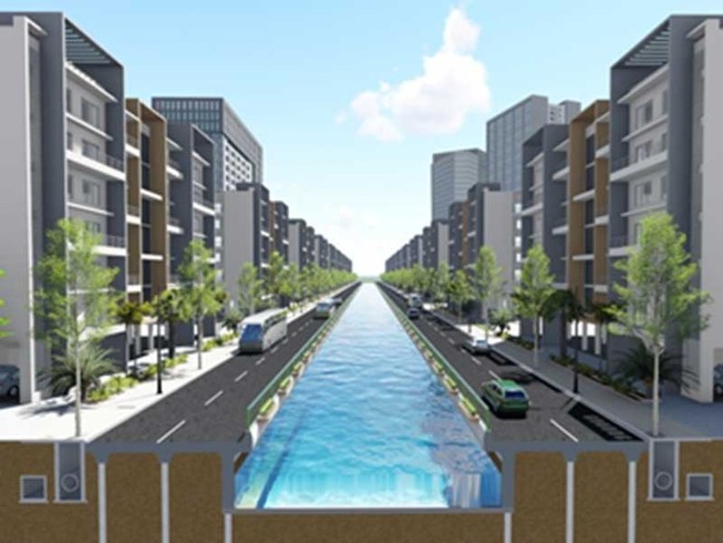 Mở đường lớn dọc rạch Xuyên Tâm