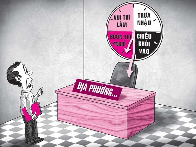 Cán bộ không dám vào cơ quan vì đã... nhậu