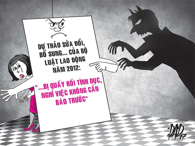 Bị quấy rối tình dục, nghỉ việc không cần báo trước