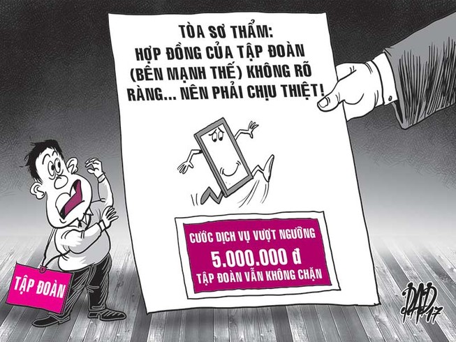 Kiện đòi hơn 1 tỉ đồng cước điện thoại