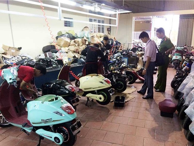 Đau đầu với xe máy Trung Quốc ‘copy’