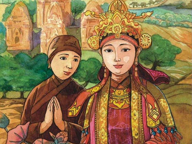 Huyền Trân công chúa làm vợ Chế Mân