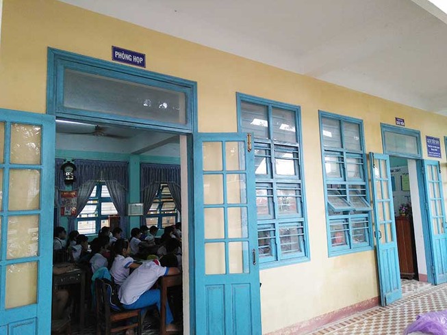 Quảng Nam: Học sinh tăng đột biến, trường lớp quá tải