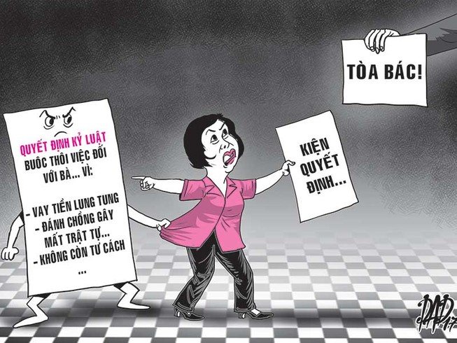 Vay mượn lung tung, thư ký tòa bị buộc thôi việc