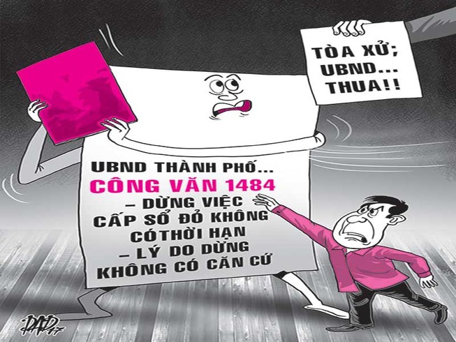 Không cấp giấy đỏ cho dân, ủy ban thua kiện