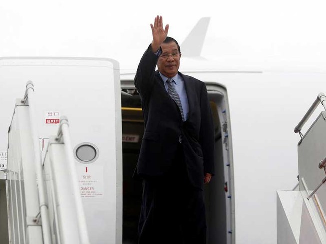 Ông Hun Sen đến Trung Quốc vận động viện trợ