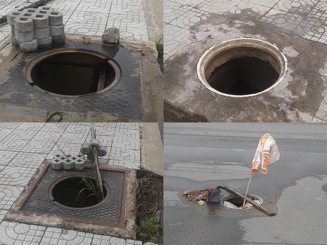 Đi qua những tuyến đường này, coi chừng sụp hố