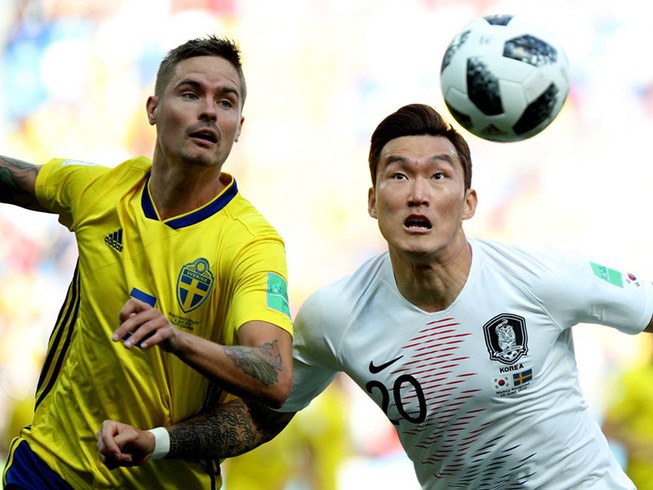 Thụy Điển - Hàn Quốc 1-0: Chia sẻ với Hàn Quốc