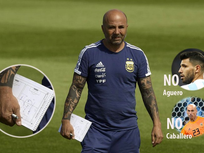 Argentina thay nửa đội hình, ‘cắt’ Aguero và thủ môn Caballero