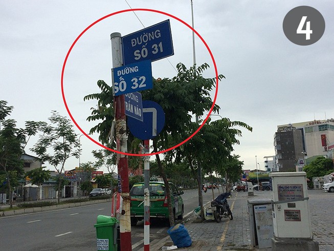 Biển báo giao thông đánh đố người đi đường