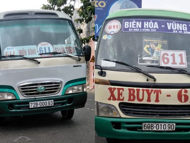 Xe buýt giả lộng hành trên quốc lộ 51