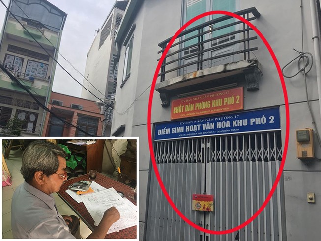Phường xây công trình trên đường thoát nước công cộng