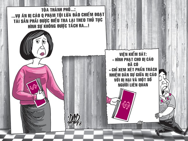 ‘Tìm tiền’ cho nữ đại gia, tòa, viện chỏi nhau