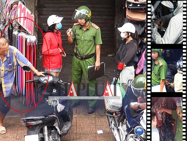 Thả xe theo ‘lệnh’ của ông bán nước dừa