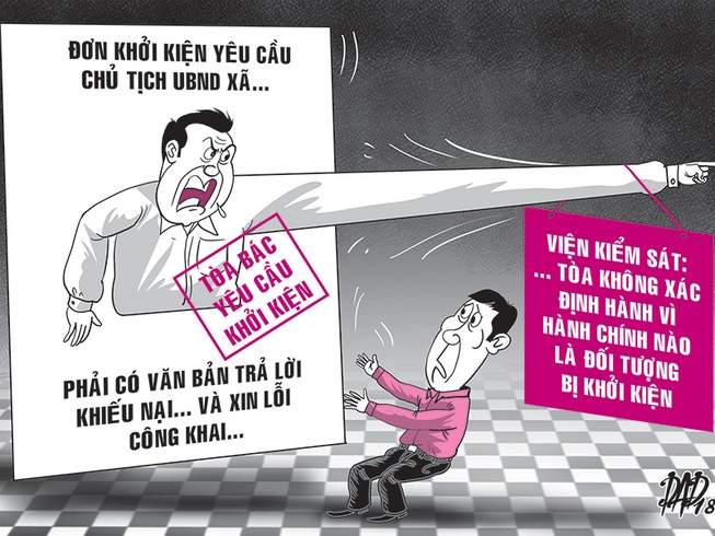 Chủ tịch xã bị kiện vì đuổi luật sư ra khỏi phòng