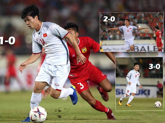 Lào - Việt Nam (0-3): Thắng dễ hơn đá tập!