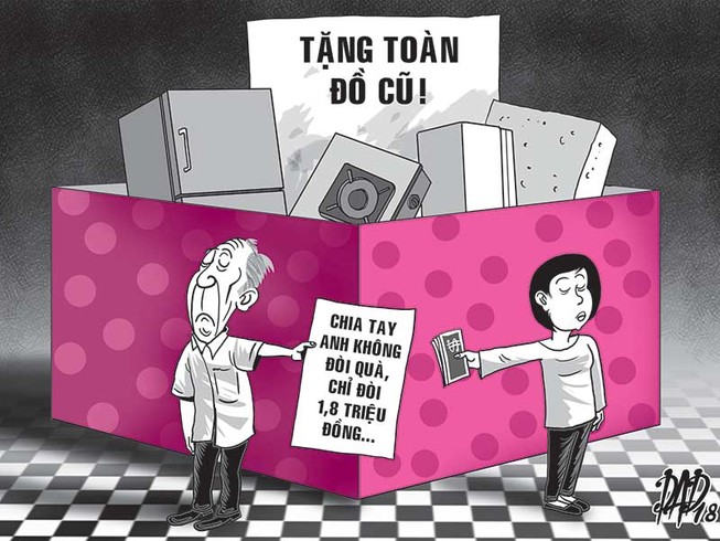 Kiện vợ hờ đòi… gần 1,8 triệu đồng