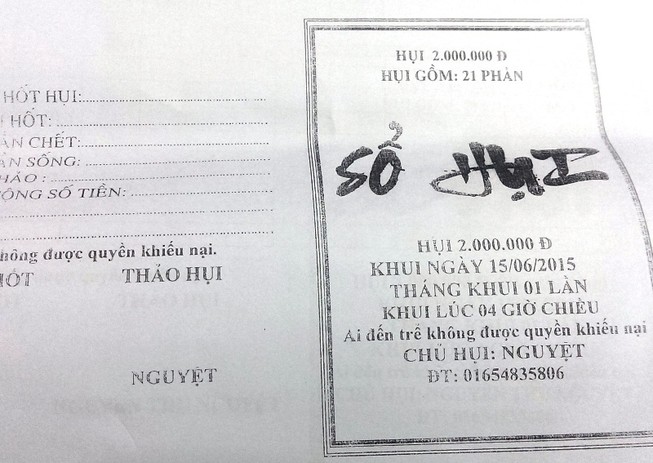 Khống chế mức hụi, mức lãi