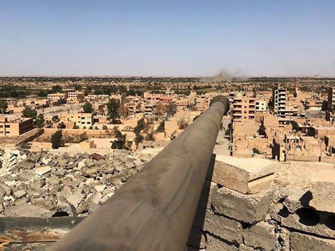 Liên minh Syria phá hủy nhà thờ Hồi giáo của IS