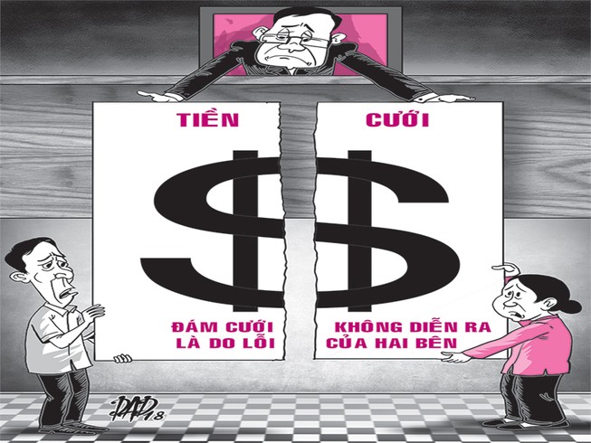 Kiện dâu hụt đòi vàng vì bị hủy hôn