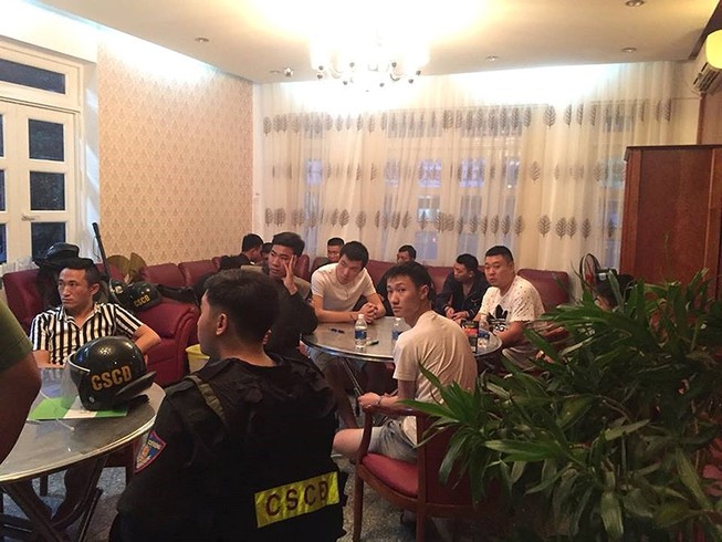 Nhóm người Trung Quốc tổ chức đánh bạc quy mô lớn