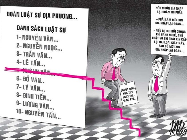 Xóa tên 320 luật sư: Không kỷ luật thì là gì?