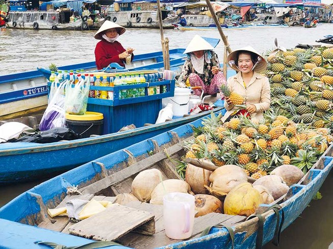 Sông ở miệt Hậu Giang...