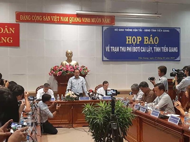 Trạm BOT Cai Lậy: Chưa chốt thời điểm thu phí
