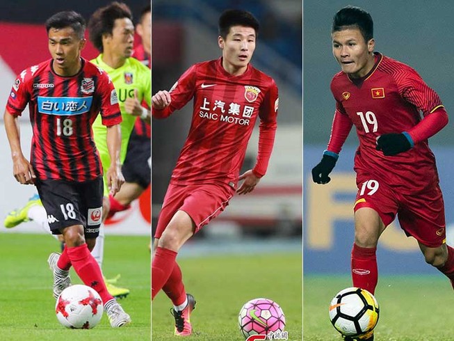 Quang Hải mất cơ hội như Chanathip, Wu Lei