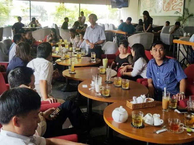 Phường nghe doanh nghiệp qua các buổi cà phê
