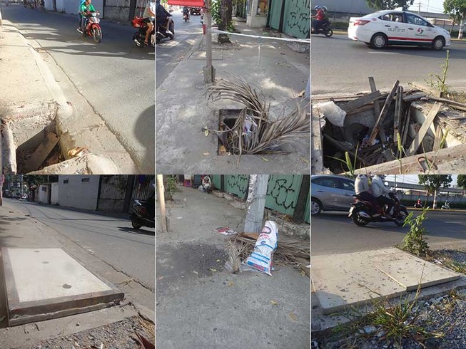 Những hố ga nguy hiểm đã an toàn