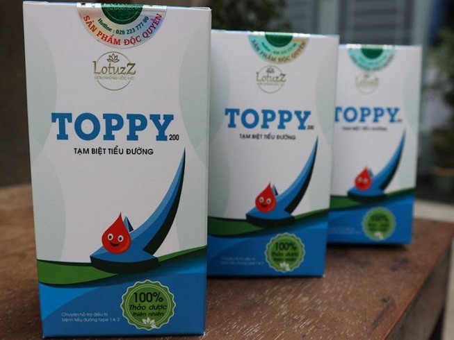 Thu hồi thảo dược Toppy hỗ trợ trị tiểu đường