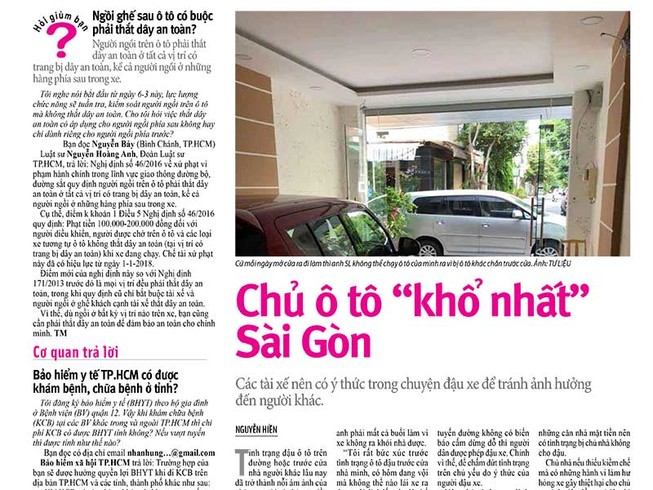 Đậu ô tô vô ý thức: Không thể kêu gọi suông!