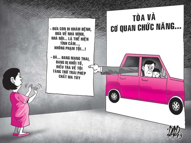 Con ở với mẹ, cha tới dắt con đi, có phạm tội?