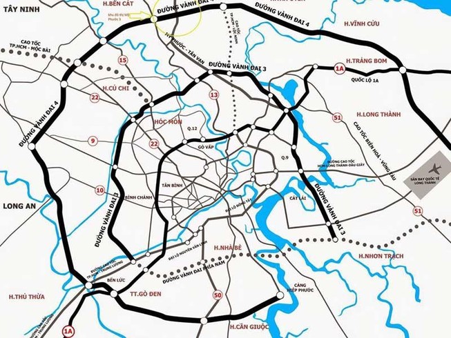 Hơn 7.000 tỉ đồng đầu tư gần 36 km Vành đai 4