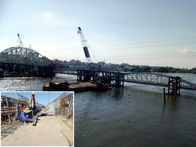 Cầu đường sắt Bình Lợi mới lại trễ hẹn