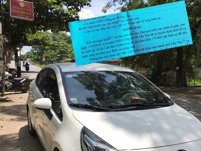 Thuê hàng loạt ô tô rồi mang đi cầm