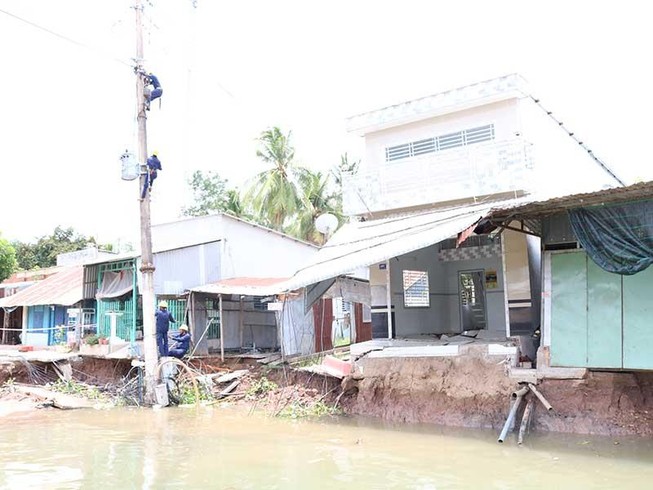 Hiểm nguy sạt lở ở đồng bằng sông Cửu Long