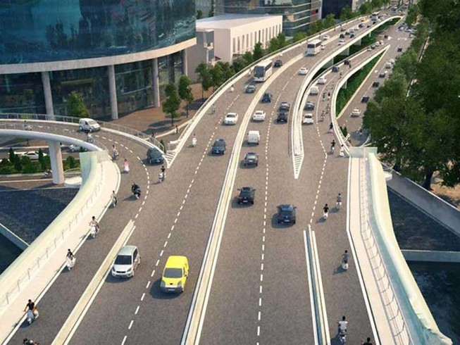 Gấp rút thi công cầu Thủ Thiêm 2