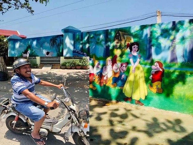 Bức tranh tường của Nhân ‘gù’