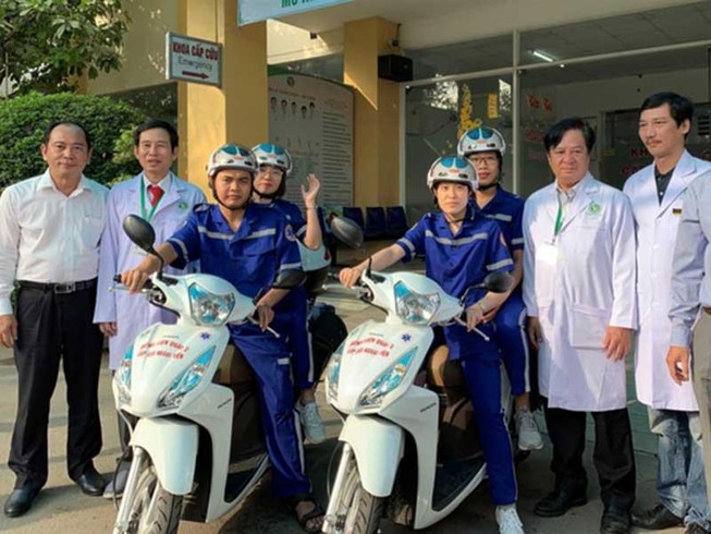 Xe cấp cứu hai bánh: Một sáng tạo cứu người nguy kịch!