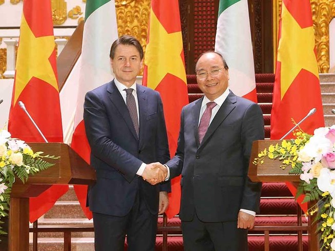 Việt Nam và Ý nhất trí đưa kim ngạch thương mại lên 6 tỉ đô