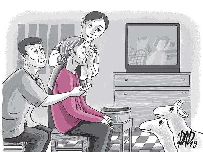 ‘Vợ ơi, mình về với mẹ thôi em!’