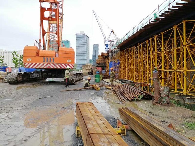 Cầu Thủ Thiêm 2 lại có nguy cơ chậm tiến độ